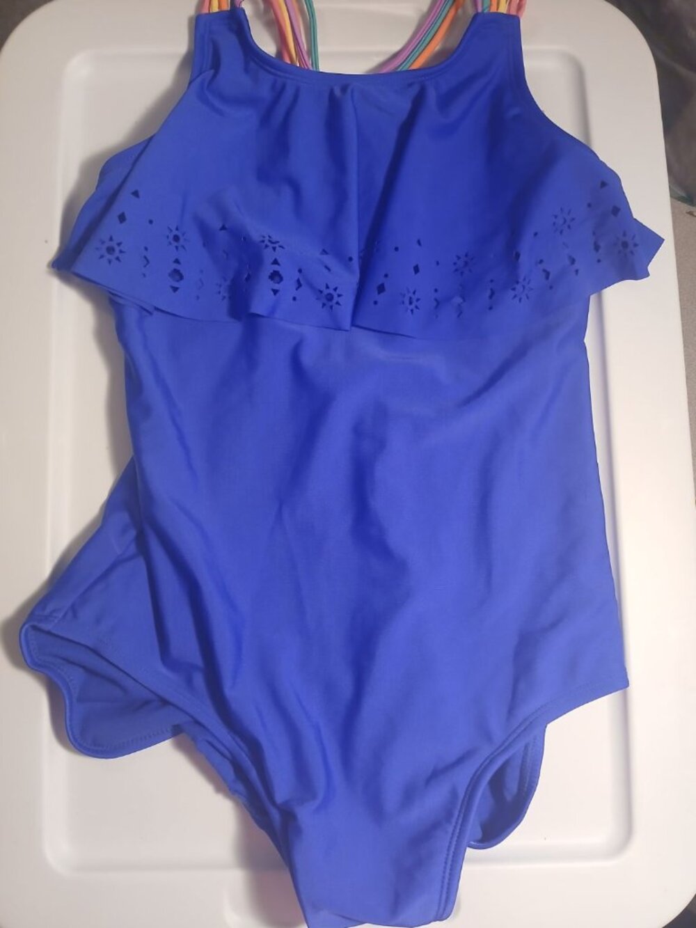 Cat & Jack Dark Blue Girls Swim Suit Size XL 14/16